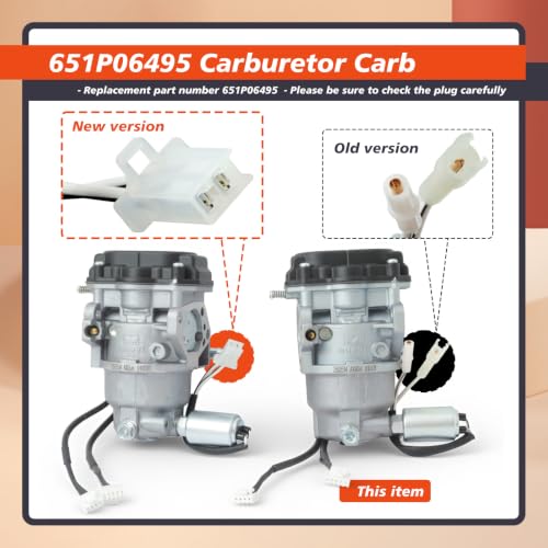 Image of 651P06495 Carburetor Carb Replacement for Huayi AX90 Series HU HUA HUB HUC Replacement for Cub Cadet XT1 LT42 IntelliPower 547cc Engines Model 13A6A9TSA10 Lawn Mower Parts