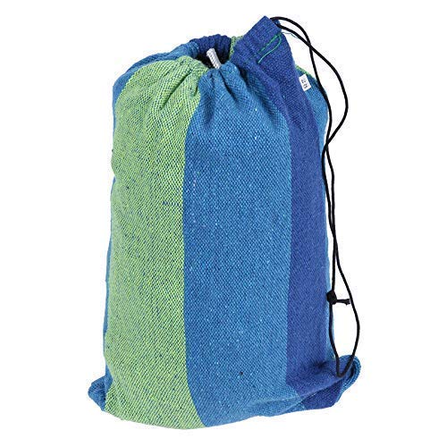 lariox Cotton Portable Outdoor Hammock Hang Bed Travel Camping Swing Canvas with Backpack 1