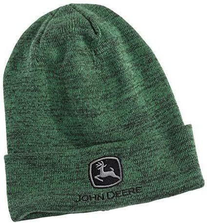John Deere Gorro de punto jaspeado verde oscuro - LP76076, Verde