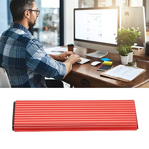 Adaptador carcasa SSD M.2 NVMe USB C 3.1 Rojo miniatura 2