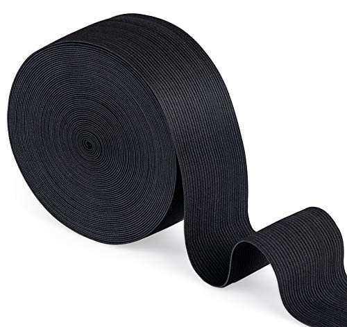 Fascia Elastica Nera 50mm X 10m - Poliestere Per Cucito E Fai Da Te - Foto 4