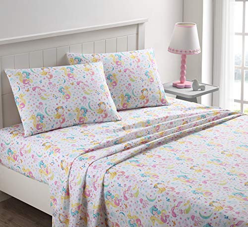 Kute Kids Super Soft Sheet Set - Includes Pillowcase(S); Available In Twin, Full & Queen Size (Full, Pretty Mermaids) #TOP8