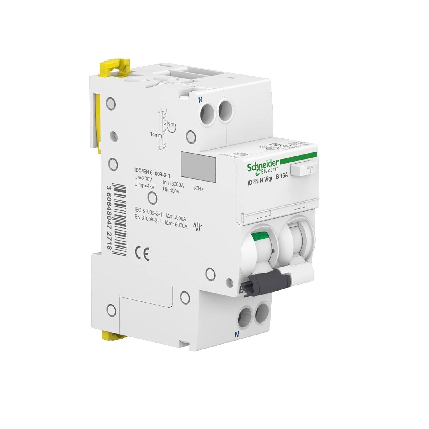 Schneider Electric Interruptor IDPN Neutro Vigi 16A B 30mA Type-A