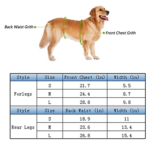 Creation Core Dog Lift Rehabilitation Support Harness Assist for Elderly Disable Joints Surgery(Red,28-35Kg) - Thumbnail 2