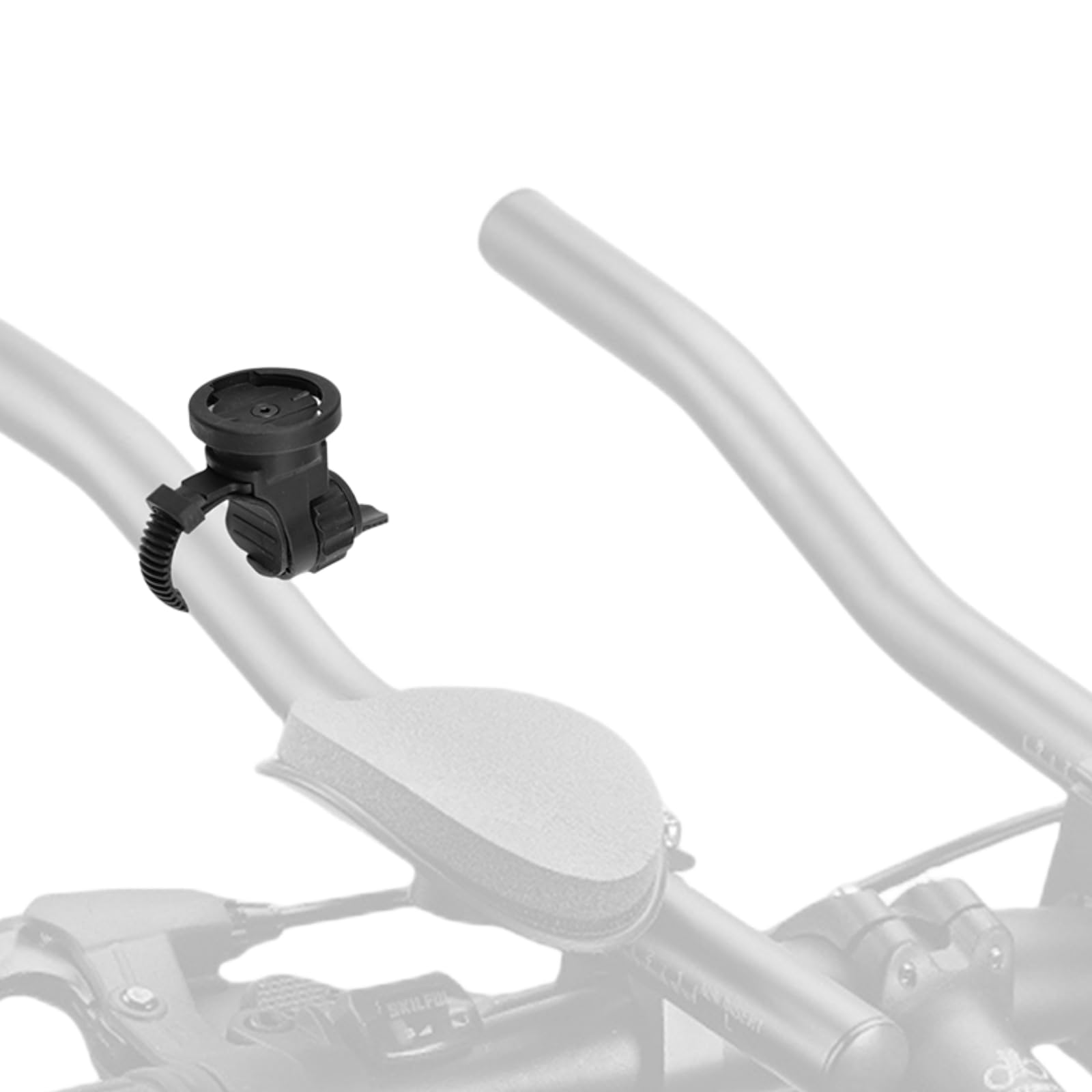 Soporte de computadora para bicicleta compatible con adaptadores Garmin/Mage ne/G G+/IGPS Soporte de correa compatible con manillar TT Rest Triatlón Aero Bar bicicleta de carretera