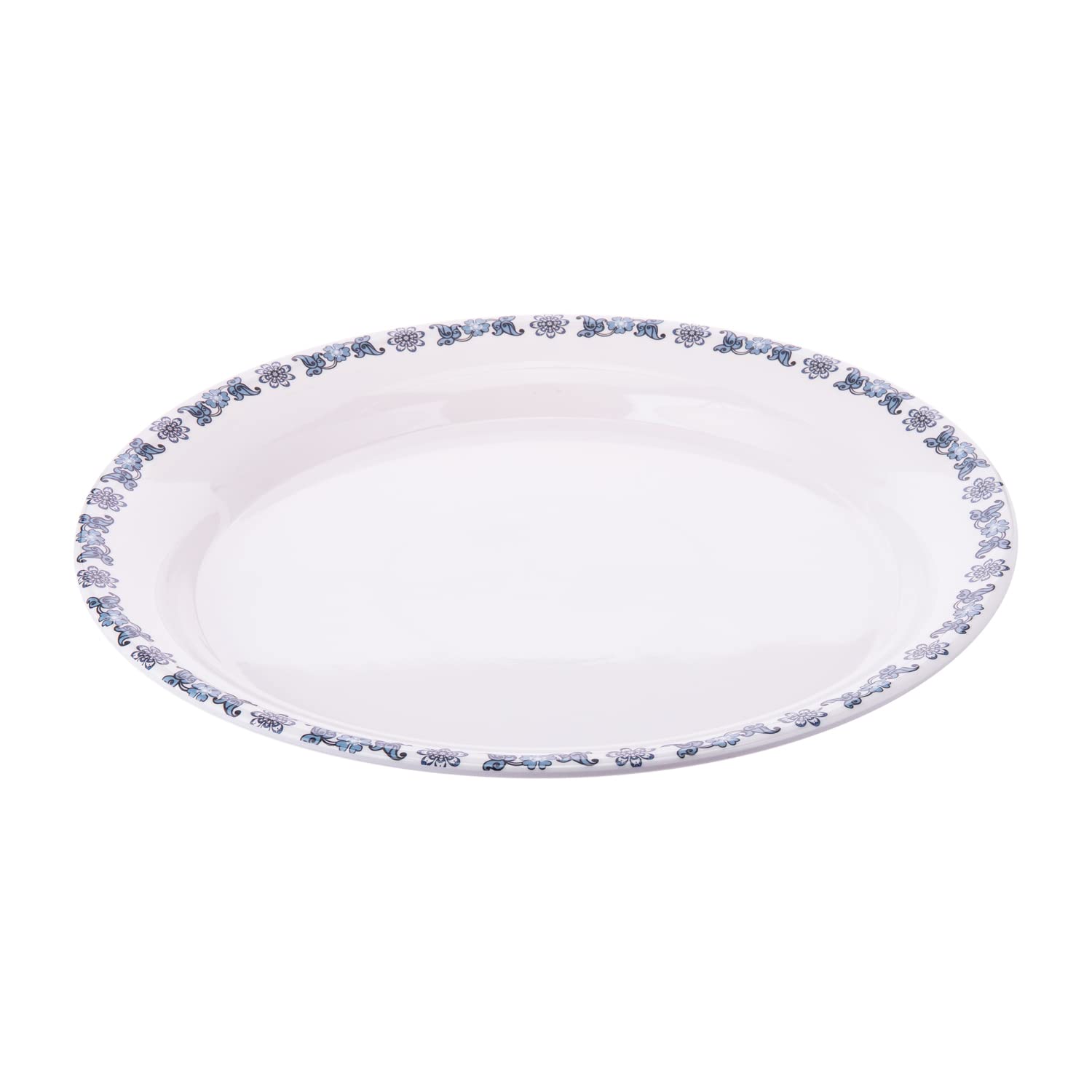 AKDC M/Mine Round Tray 40Cm X 40Cm X 3Cm White