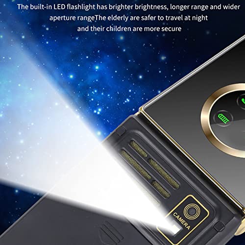 M3 1 Klamskal Fliptelefon 5900mAh Dual SIM för Seniorer