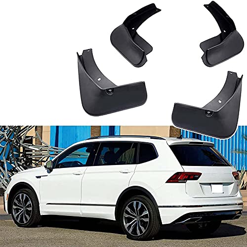 4 PièCes Garde-Boue De Voiture Pour VW Tiguan R-Line 2018 2019 2020, Avant ArrièRe Bavettes Anti-éClaboussures Sel Couvre Pare-Boue Kit Pneus Parties Corps DéCorative Accessoires Cover