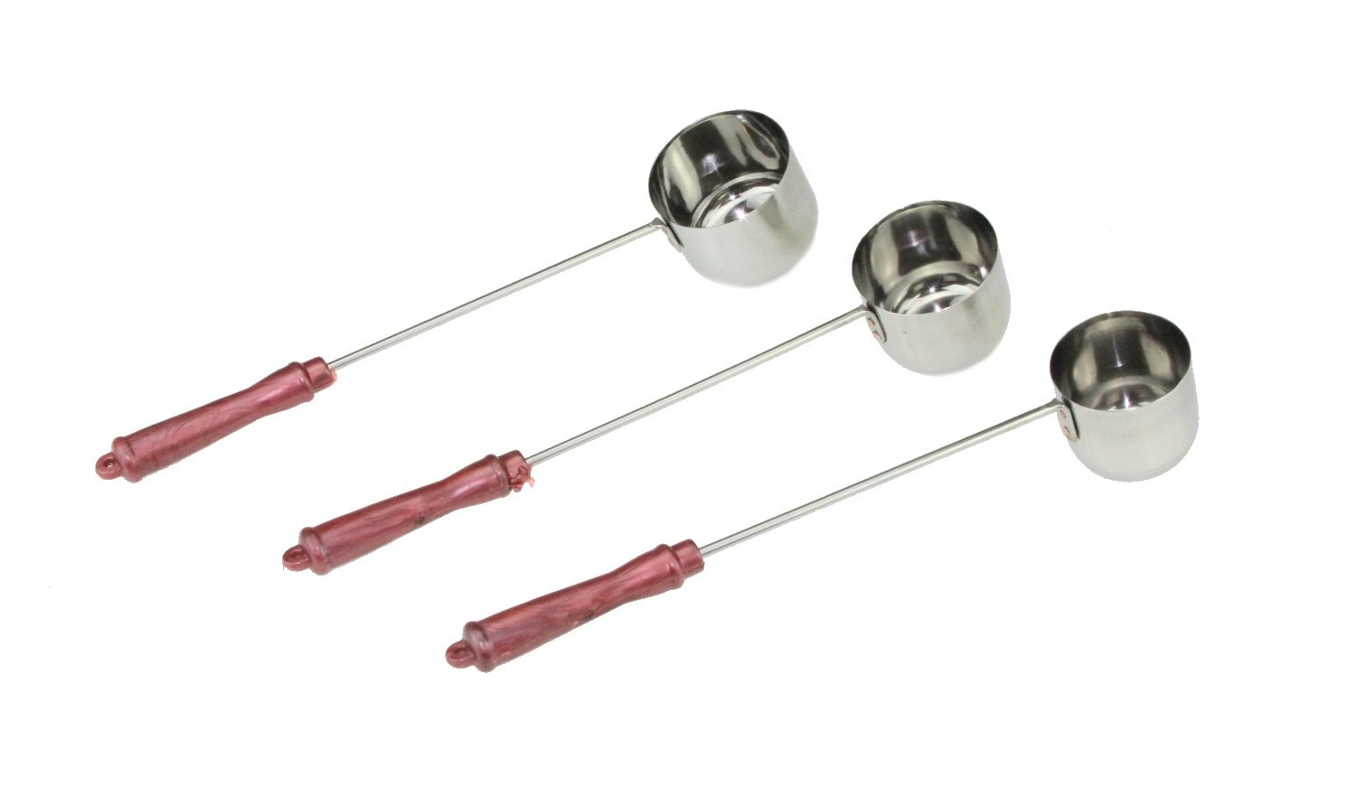 Long Handle Tea Ladle Soup Ladle Stainless Steel Ladle Doya Puwa Ideal to Pour Tea Liquid (Medium: L:34.5cm x H:5.5cm x W:6.4cm)