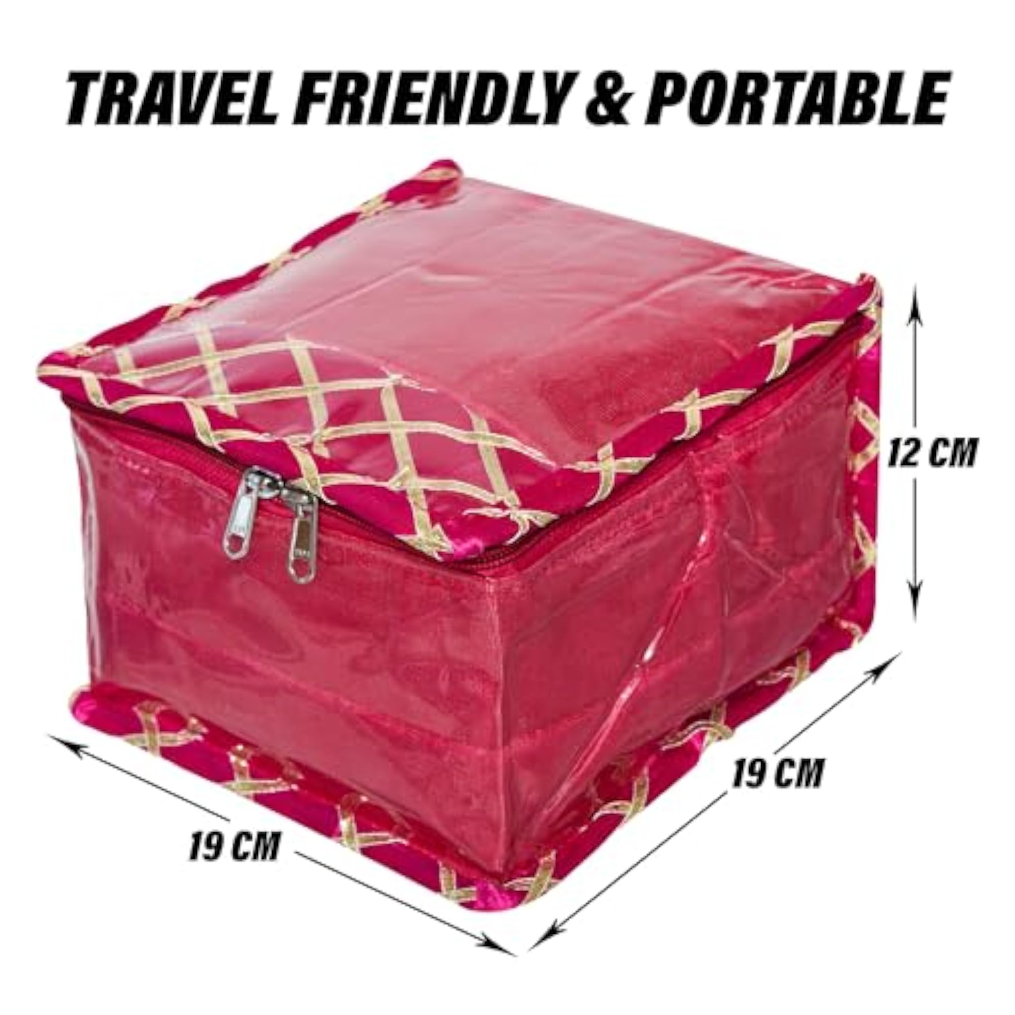 Makeup Storage Bag with Detachable Pouches, Travel Kit