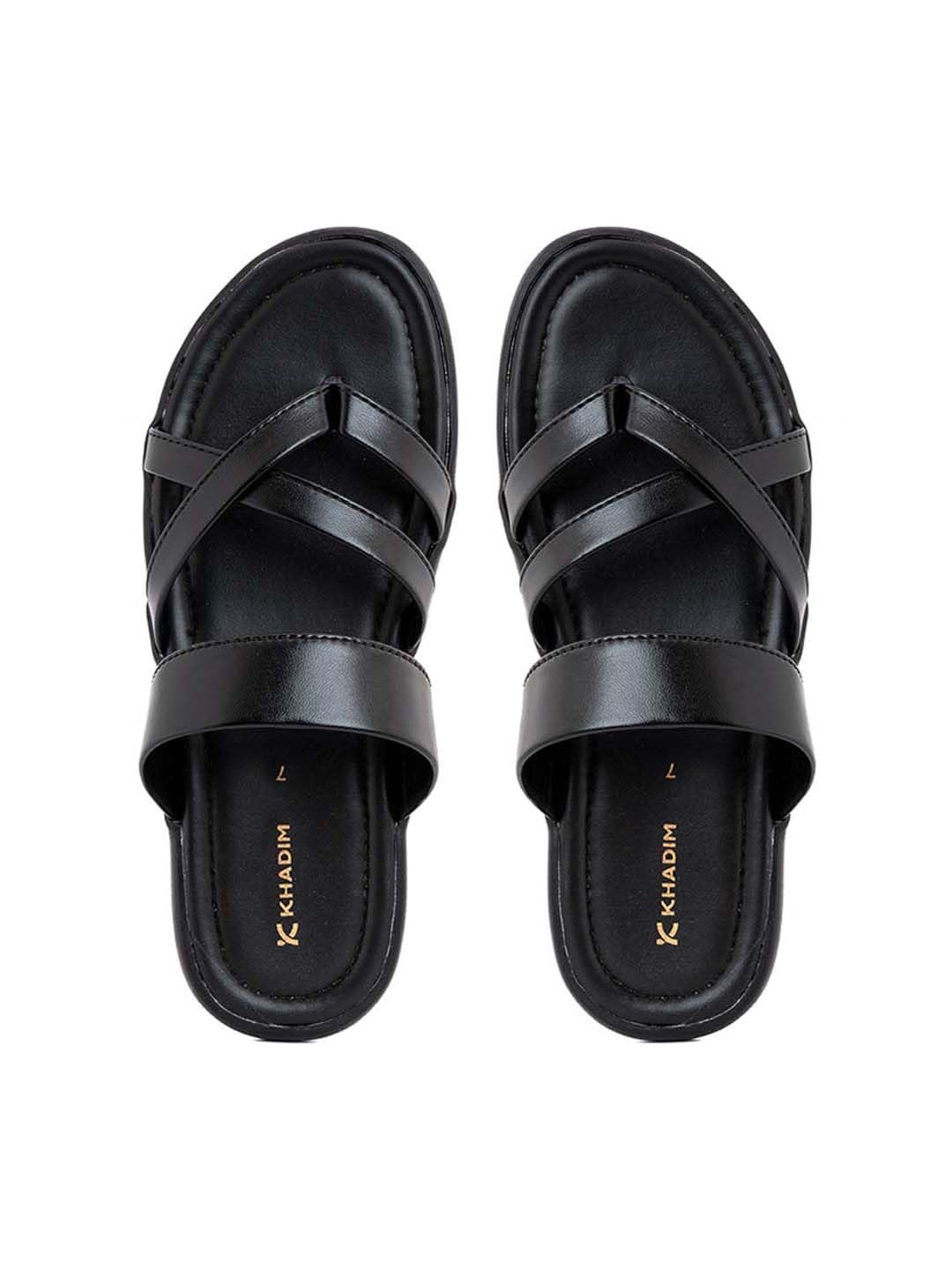 Khadims Black Casual Slip On Sandal for Men (1147876) (B0CGF4L7Q6) Amazon Price History, Amazon Price Tracker
