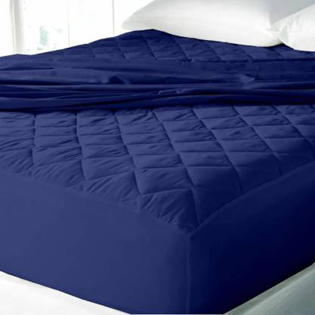 See full amazon price history chart for COZY COUTURE Waterproof Cotton Quilted Mattress Protector Queen Size Breathable Hypoallergenic Noiseless Ultra Soft Fitted Bed Protector (Queen 60x72, Blue) COZY COUTURE Waterproof Cotton Quilted Mattress Protector Queen Size Breathable Hypoallergenic Noiseless Ultra Soft Fitted Bed Protector (Queen 60x72, Blue) (B0CVWY7ZKR) Amazon Price History, Amazon Price Tracker