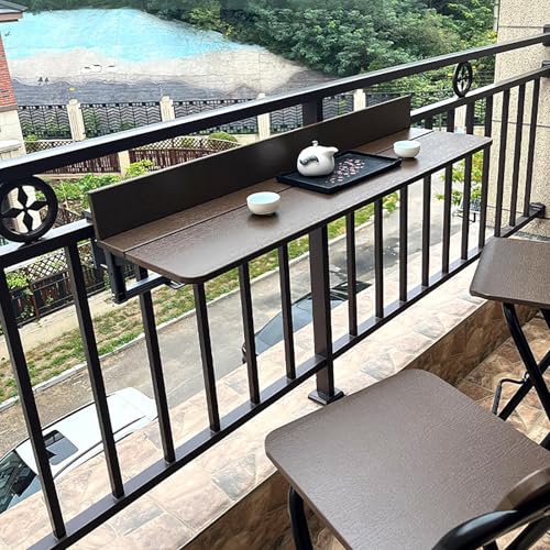 Table suspendue de balcon pour balustrade idéale pour le café - 3