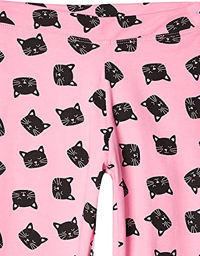 Image of Amazon Essentials Girls' Cotton Stretch Leggings, Multipacks