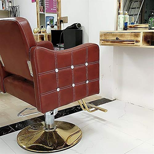 Hair Cutting Salon Chair Barber Chair in Beauty Personal Care Hydraulic Reclining 360 Degrees Rolling Swivel Hair Salon Salon Styling Beauty Equipment - Image 2