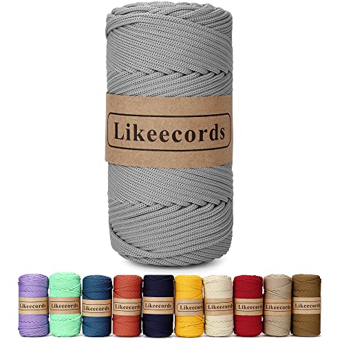 Cordon élastique macramé Likeecords 4mm : l'excellence du polyester tressé