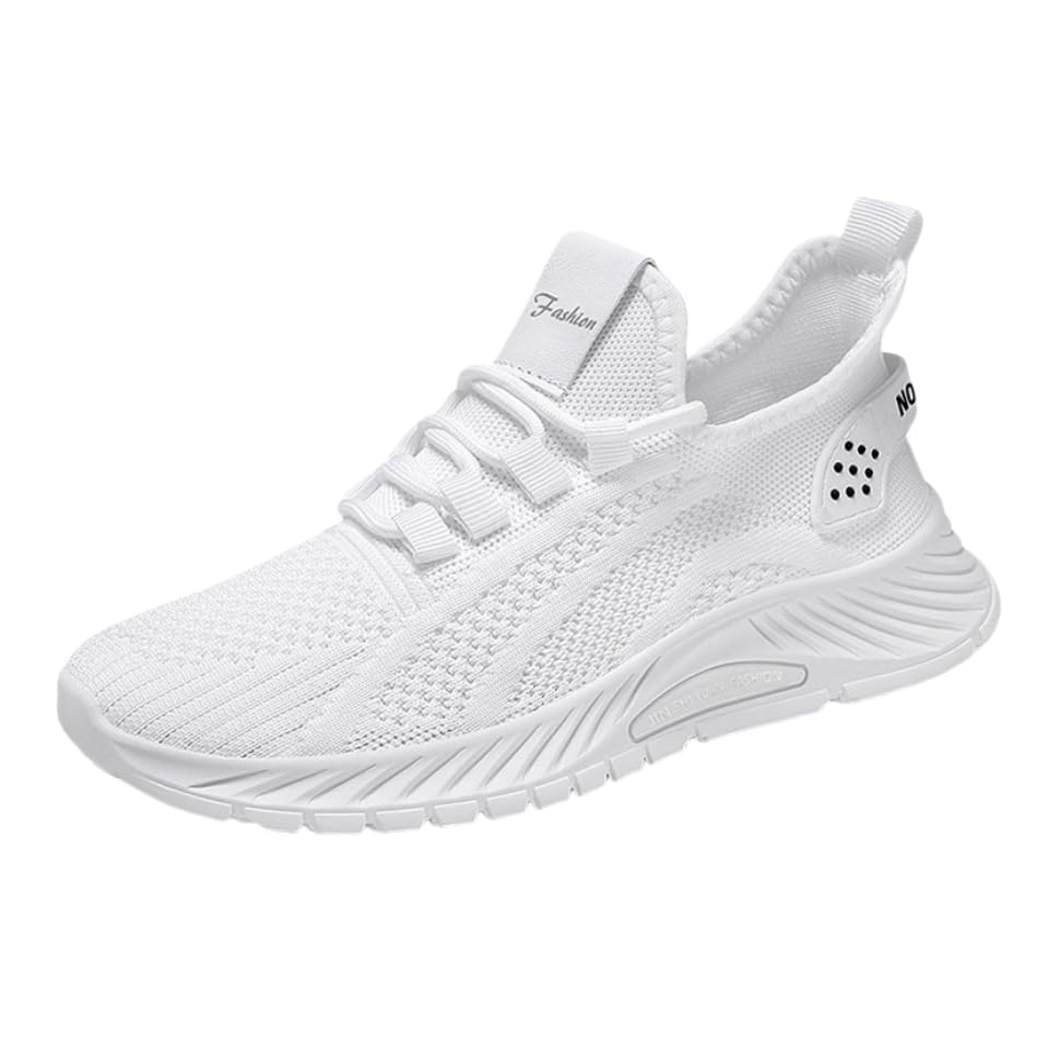 Women's Sports Shoes, Lightweight Lace Up Low Top Running & Tennis Sneakers, Breathable Gym Trainers for Holiday