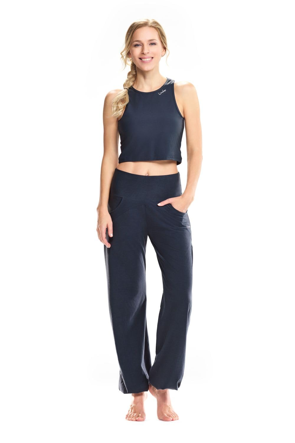 WINSHAPE Functional Light and Comfort Wide Leg Pants Cul102lc - Pantalones Informales Mujer