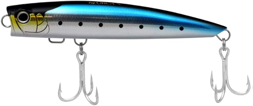 Amazon Shimano Pop Orca スリム Topwater フィッシングルアー 180mm 6 3 8インチ 77g 2 3 4オンス ブルーイワシ シマノ Shimano ルアー