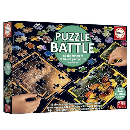 Educa Puzzle Bataille Natura. Une véritable Bataille de pièces | Soyez Le Premier à Terminer Votre Puzzle pour Devenir Le Gagnant. A partir de 20119 - vue 4