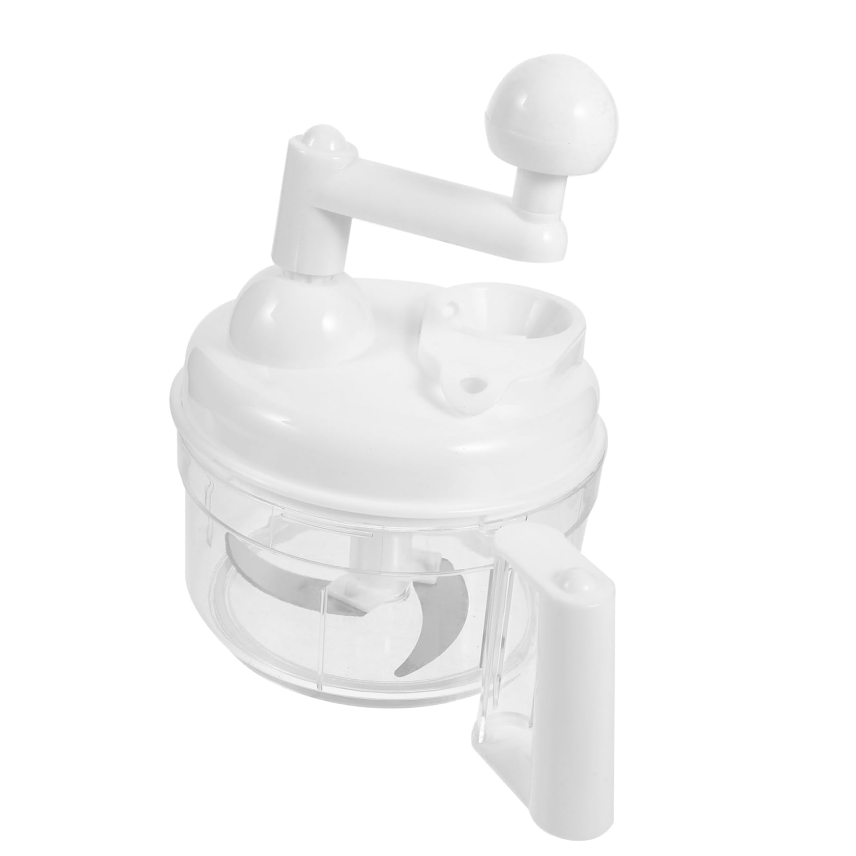 COLLBATH Vegetable Chopper Set Manual Hand Food Processor Mini Chopper 3 Layer -blade for Meat Fruits Vegetables Random Color