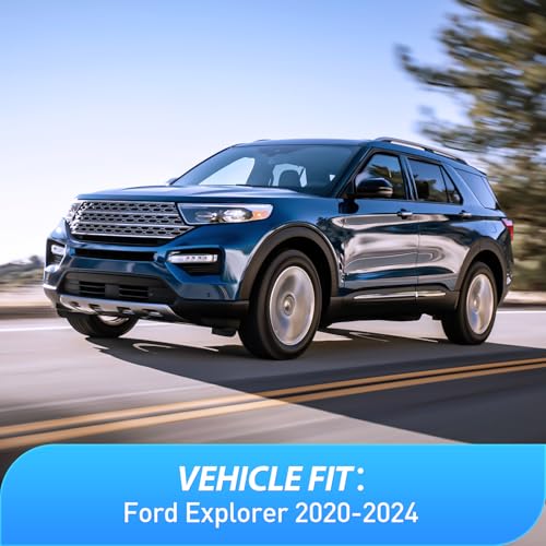 Image of Nilight Side Window Rain Guards for 2020-2026 Ford Explorer, 4PCS