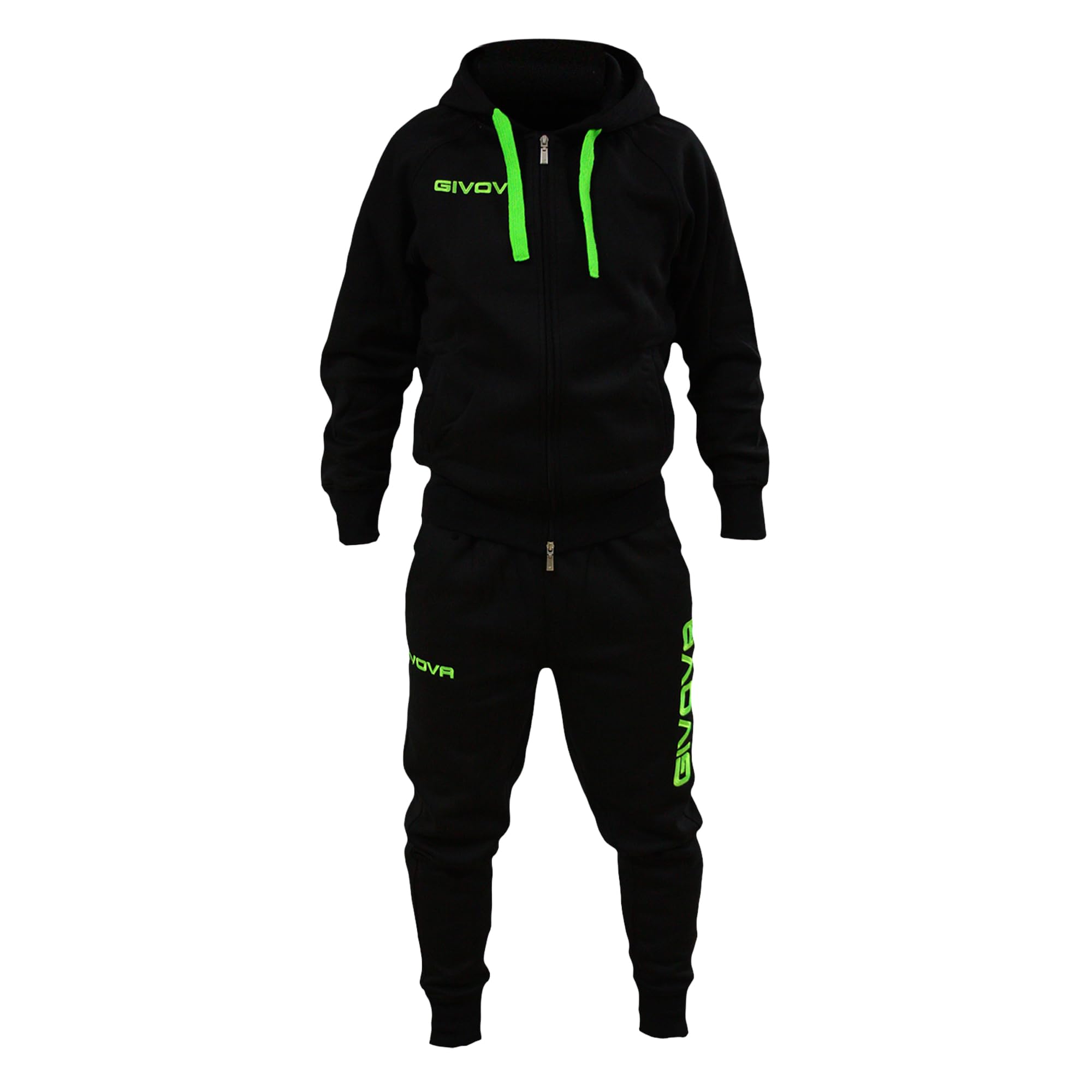 Tuta Uomo Cotone Felpato Cappuccio Modello PSLF33-21