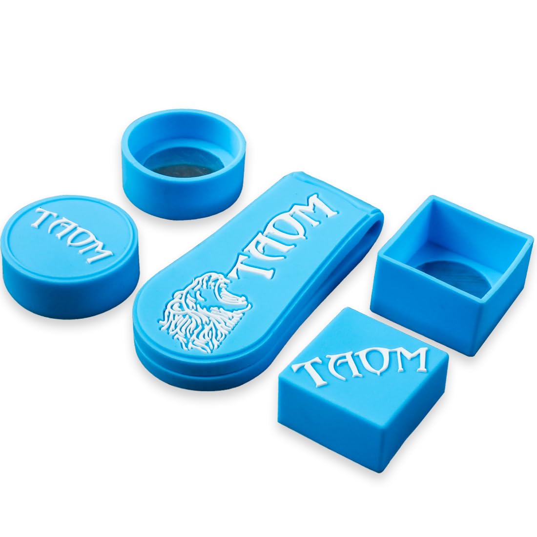 YEUEK TAOM Professional Chalk Holder Square + Round Magnetic Billiard Pool Cue Snooker Chalk Holder Silent Durable Carrying Billiards Accessories โ image 1