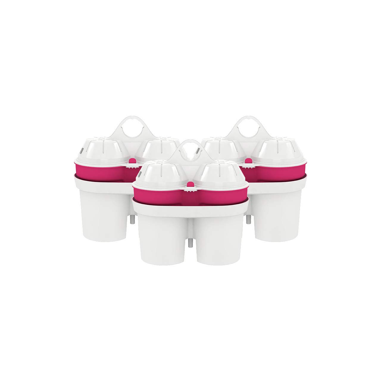 BWT Vida Table Water Filter with 3 Filter Cartridges Magnesium Mineralised Water I Hand Counter I 2.6 Litres I White