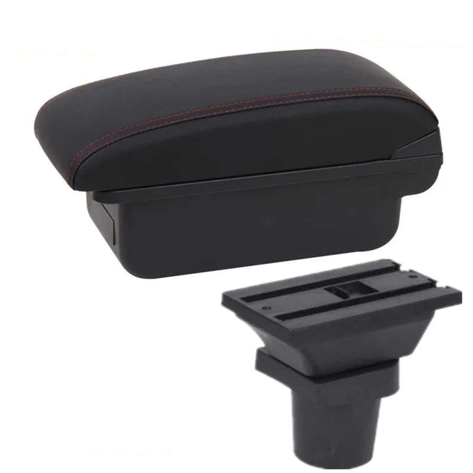 Ysdsls A Red Line No Usb Car Armrest Box Interior Parts Storage With Usb Accessories For Rav4
