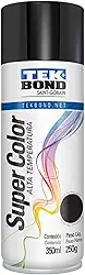 Tinta Spray Preto Alta Temperatura 350ml 250g Tekbond