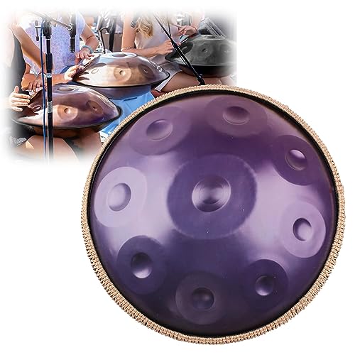 Handpan Steel Drum 9 Notas 56 cm Morado miniatura 1