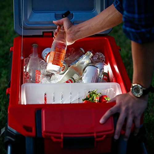 igloo trailmate liddup 70 quart rolling cooler