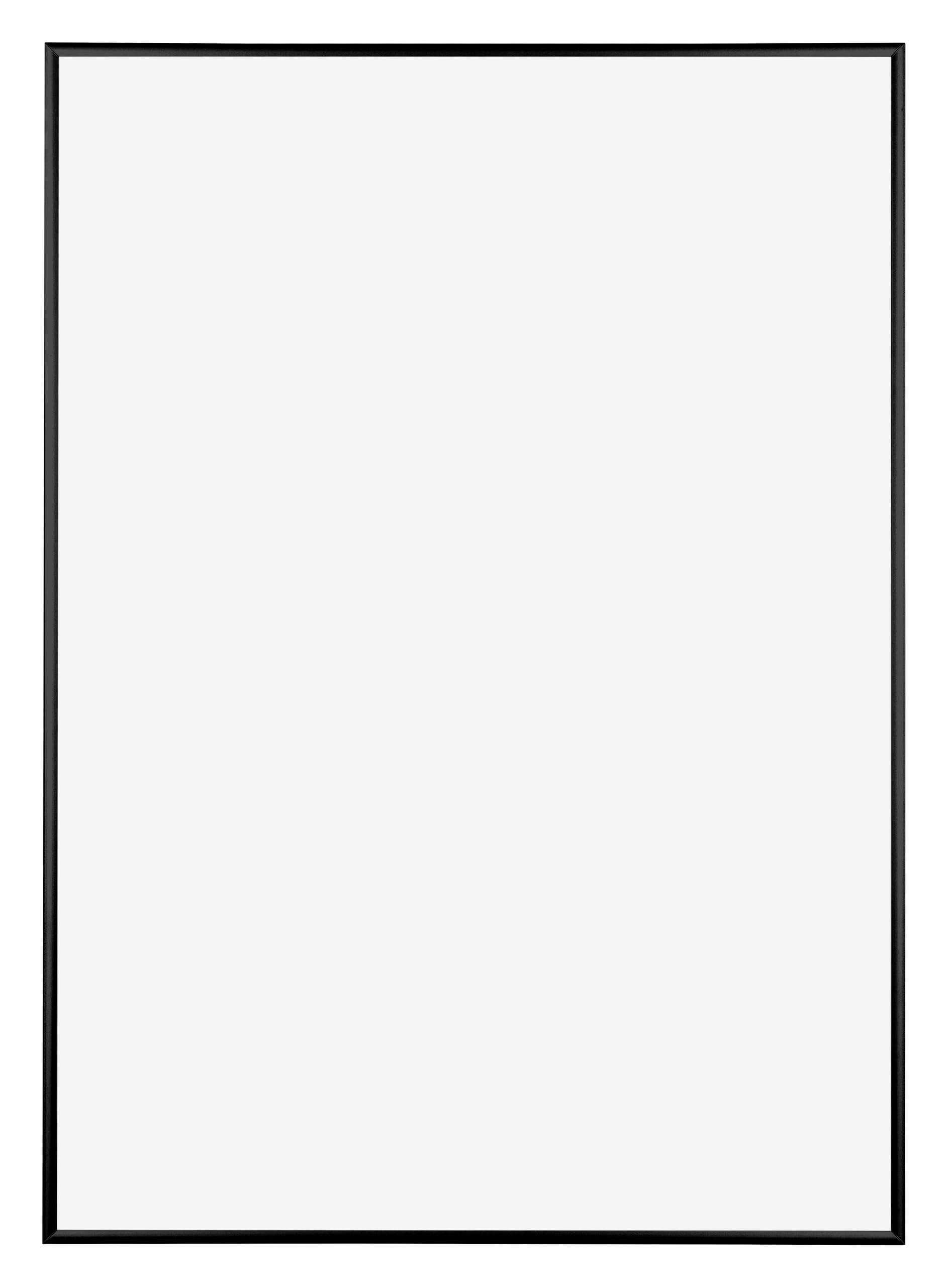 Dutch Frame Factory - Picture frame 20x28 cm - Black High Gloss - Aluminium Picture frame with Antireflex Acrylic glass - Photo frame 20x28 cm - Kampen