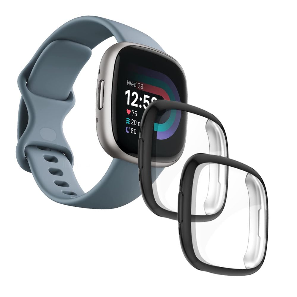 Kamita [3Pezzi] Custodia Diamond Compatibile Con Fitbit