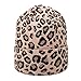 Produktbild Damenuhr mit Leopardenmuster und übergroßer Wollsaummütze Warme Baggy Beanie-Mütze Stretchy Slouchy Winter Ski Skull Cap