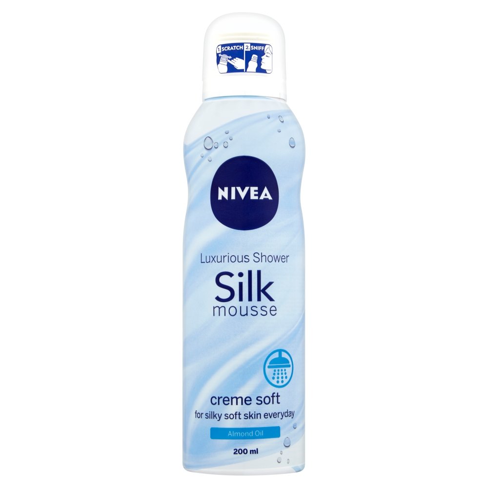 Buy NIVEA Luxurious Shower Silk Mousse Creme Soft (200ml), Luxury