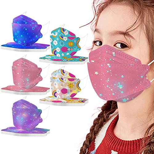VANZOOM Mascherine 50 Unità Maschere per Bambini