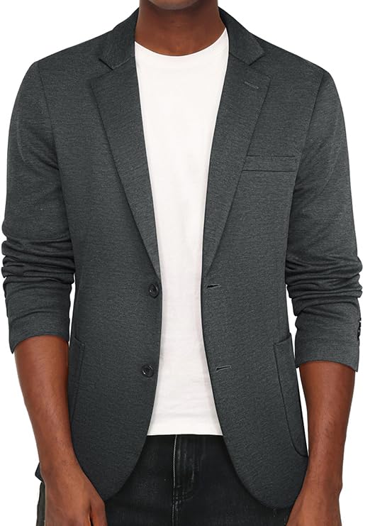 PJ PAUL JONES Blazer for Men Mens Lightweight Stretchy Knit Blazers Jackets Business Sports Coats...