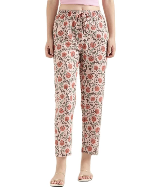 go colors Soft Cotton Lounge Pants Full Length For Women| Breathable, Mid Rise-picture-41