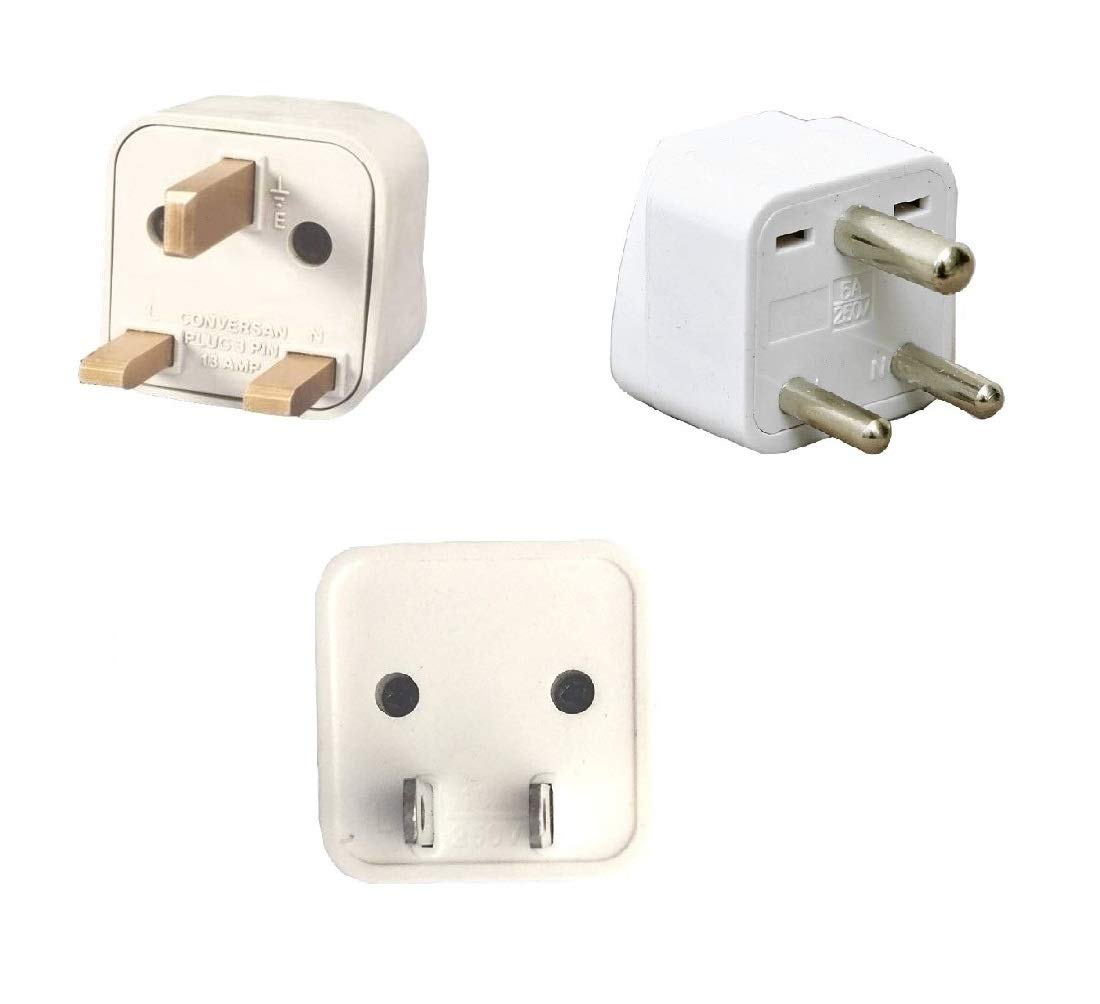 Axtella Universal Conversion Plug for UK USA EU AUS Traveller Plug Socket Worldwide Adapter, Convert UK/US/EU/AU to India Power Adaptor - Pack of 3-image-18