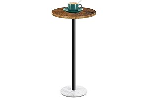 OYEAL 16-Inch Round Spike Table: Functional and Stylish Outdoor Decor
