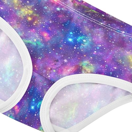 Colorful Toddler Girls Underwear 2t Cotton Cute Panties Girl Colorful Universe Stars Blue Undies Kids Briefs4