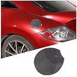 Gas Cap Tank Cover Trim Soft Carbon Fiber Compatible with Mitsubishi Eclipse 2006-2011 Interior Accessories