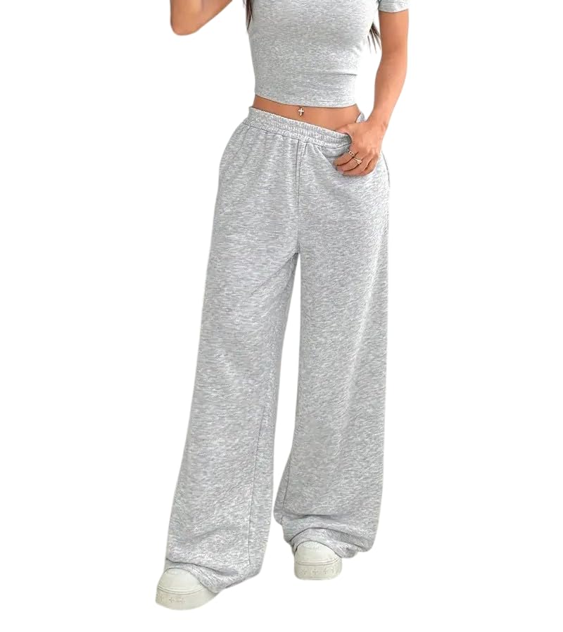 dockstreet Straight Wide fit Long Length Open Bottom Jogger for Women/Trending Multi Pocket Style, Relaxed Casual Pants for Women-picture-23