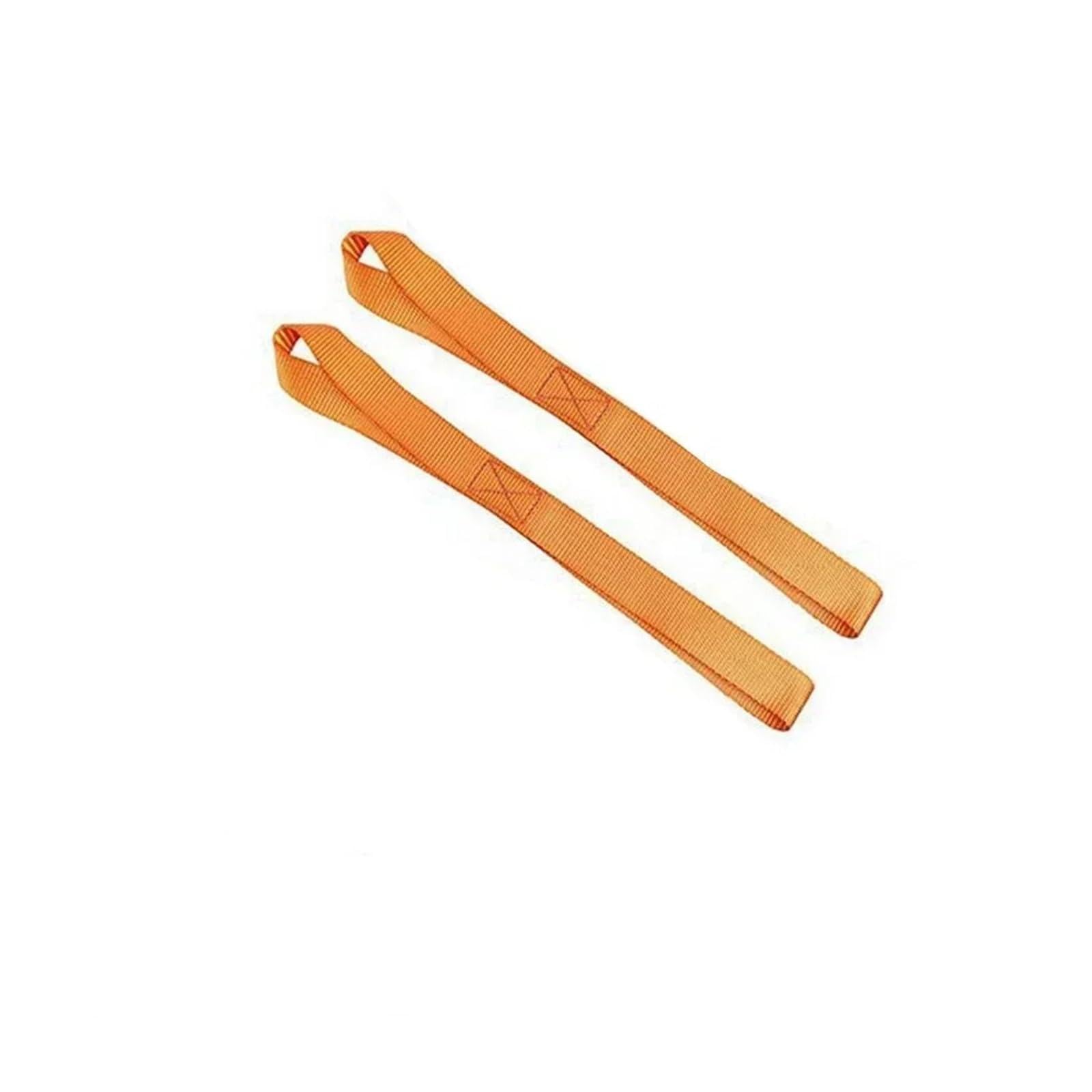 Tie Down Strap, 2Pcs Soft Loop Tie Down Straps Or Securing ATV Motorcycles Scooters Dirt Bikes Lawn Mutipurpose Motor Tie Downs Lugga Straps(Oranje)
