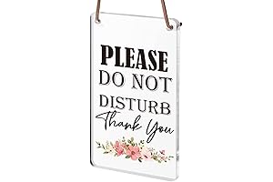 Do Not Disturb Door Hanger Sign for Therapists | Personalized with Your Business Information