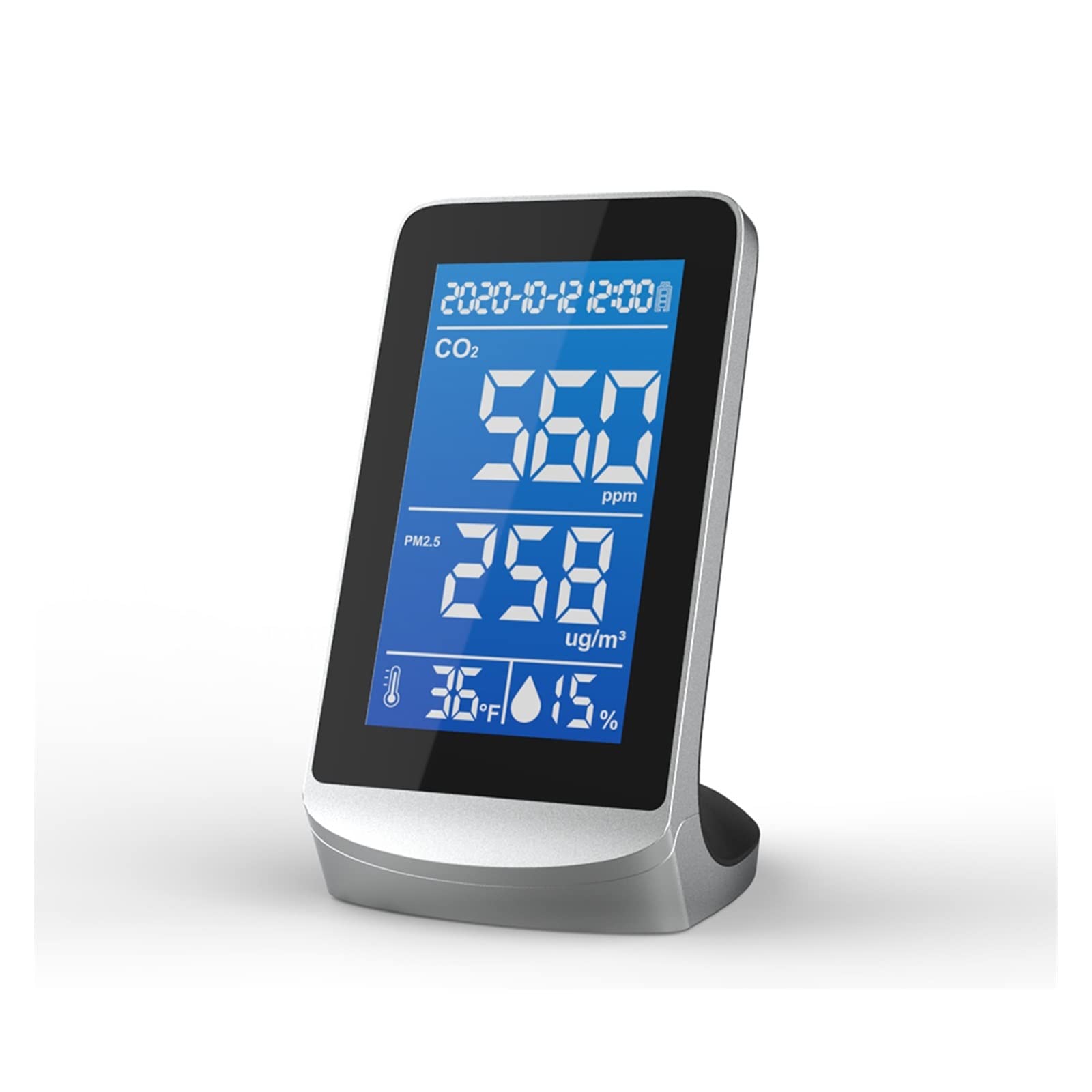 Detector de Gas, DM72D, Medidor De Calidad del Aire, Probador De Co2, Sensor PM 2,5, Detector De Gas Co2, Probador De Polvo Y Humo