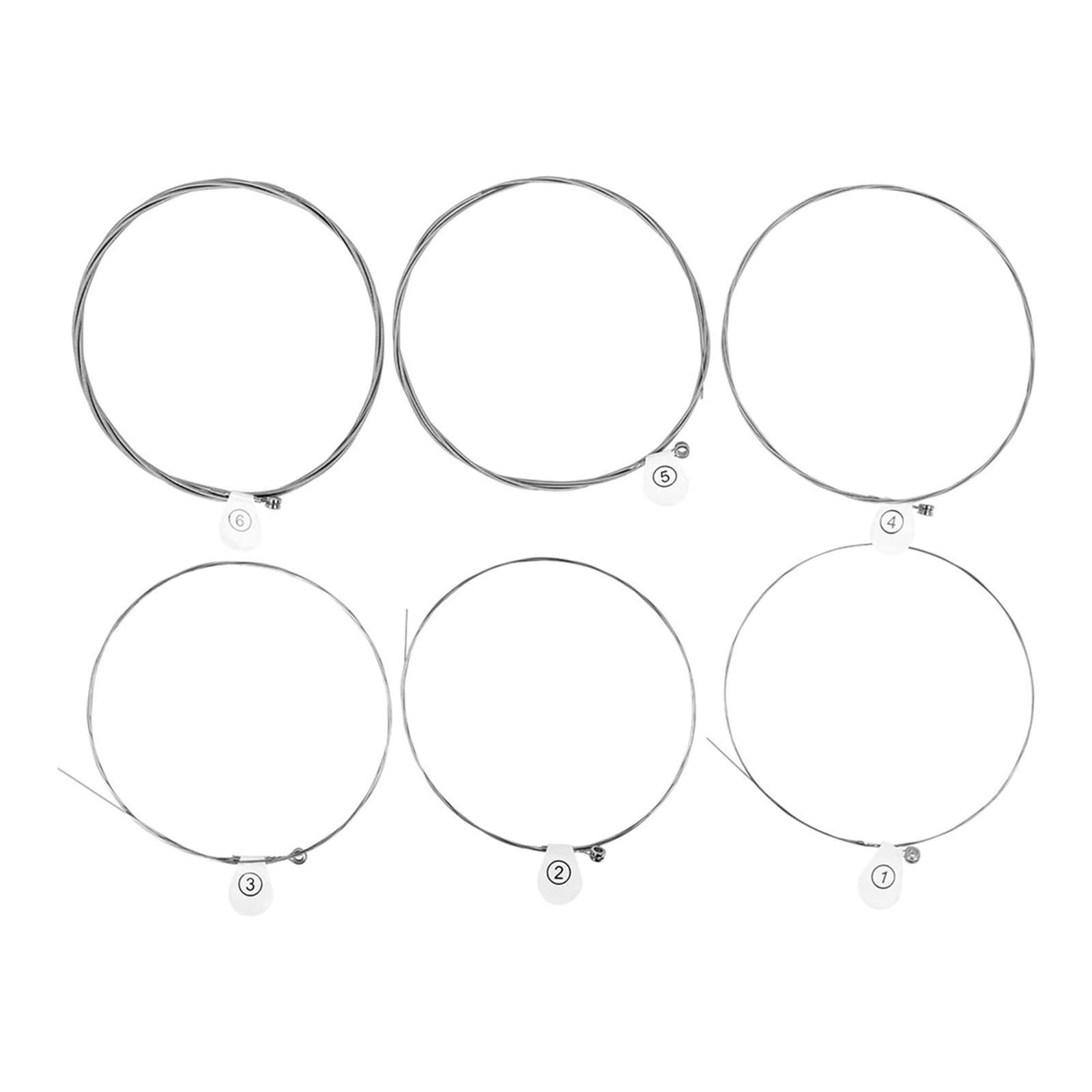 Corde per chitarra elettrica, 6 pezzi, 10-46 corde in acciaio ad alto tenore di carbonio, corde per chitarra a 6 corde
