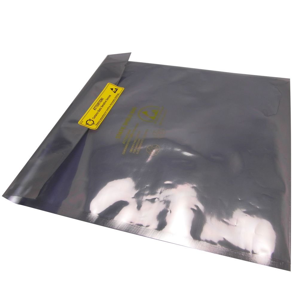 Shl Transparent 100 X Brand Antistatic Metallic Shielding Bag 8 X 10 Inch (21.5 X 25.5 Cm) With 100 Labels